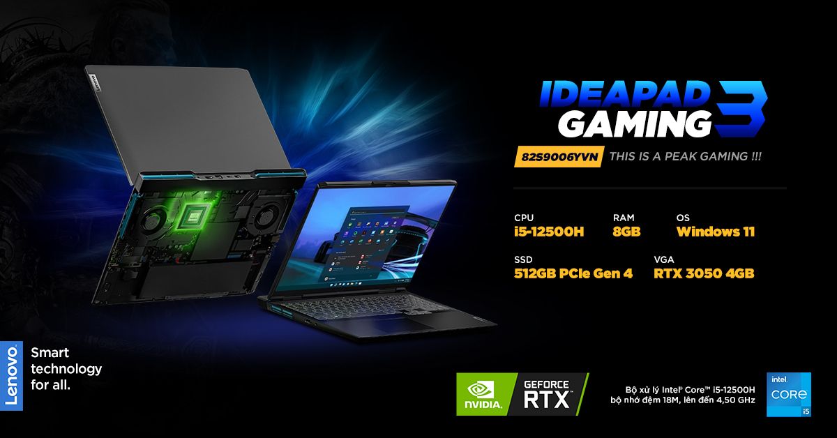 Lenovo IdeaPad Gaming 3 15IAH7 82S9006YVN